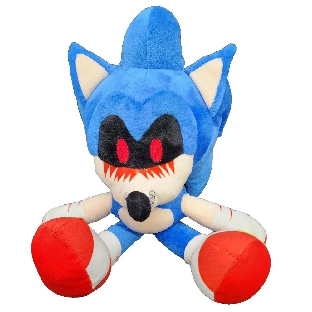 Sonic.exe Plush Blue Creepypasta Horror Gaming Stuffed‎ Toy Hedgehog Sega READ